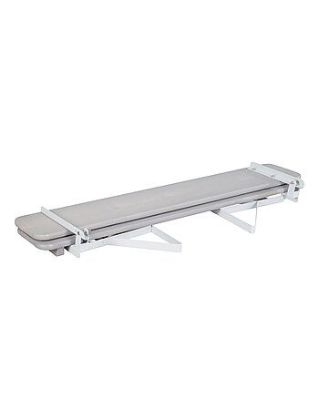 Kindertafel en 2 opvouwbare bankjes met rugleuning van massief fsc-hout 'outdoor' roba