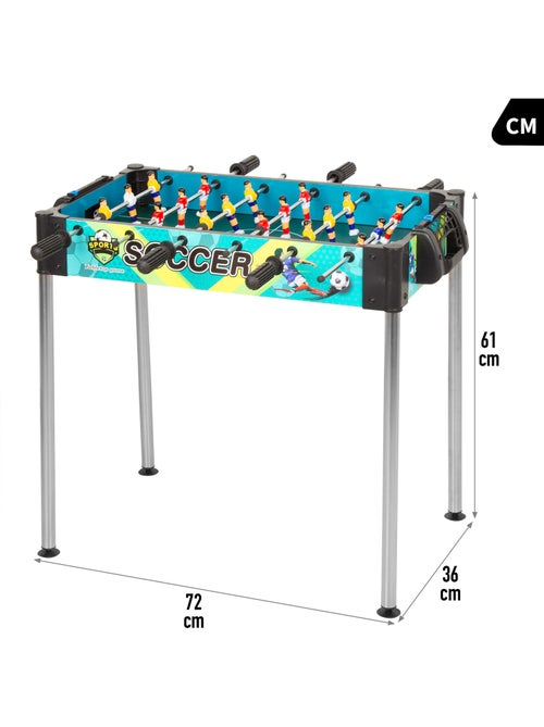 Kindertafelvoetbaltafel 86x42x65 cm cb games - Kiabi Kindertafelvoetbaltafel 86x42x65 cm cb games - Kiabi