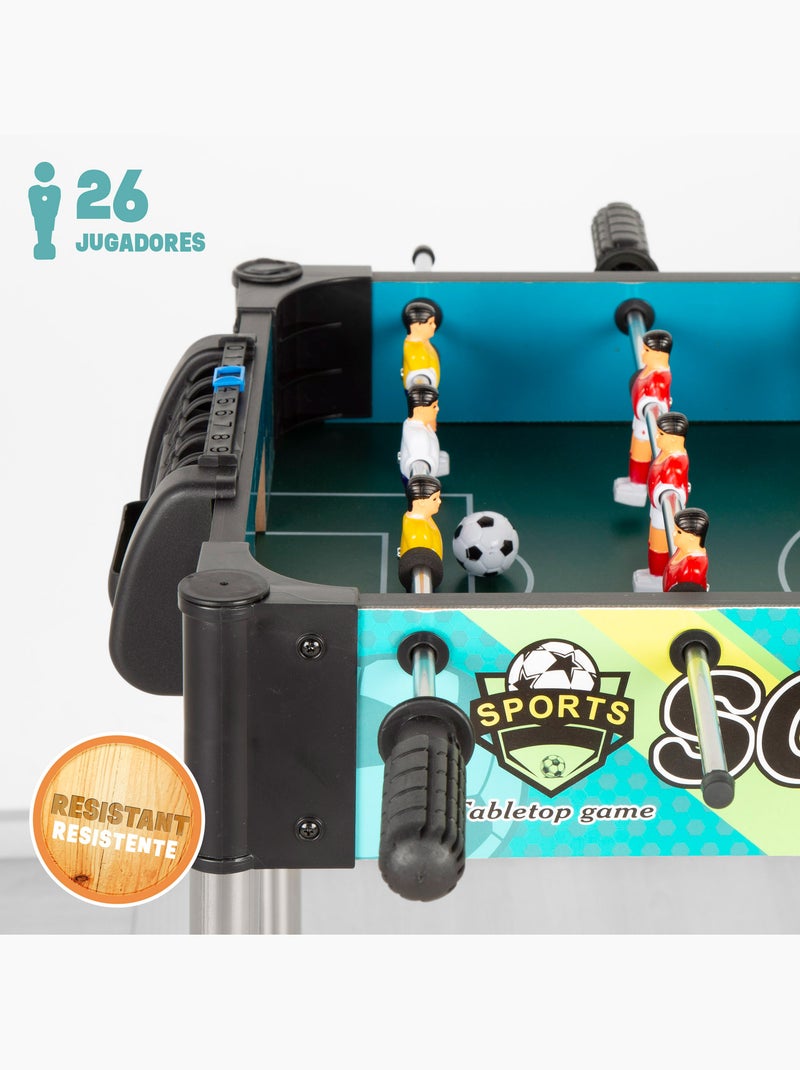 Kindertafelvoetbaltafel 86x42x65 cm cb games N.v.t. - Kiabi
