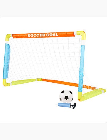 Kindervoetbaldoel met bal, pomp en haringen - speelzone!