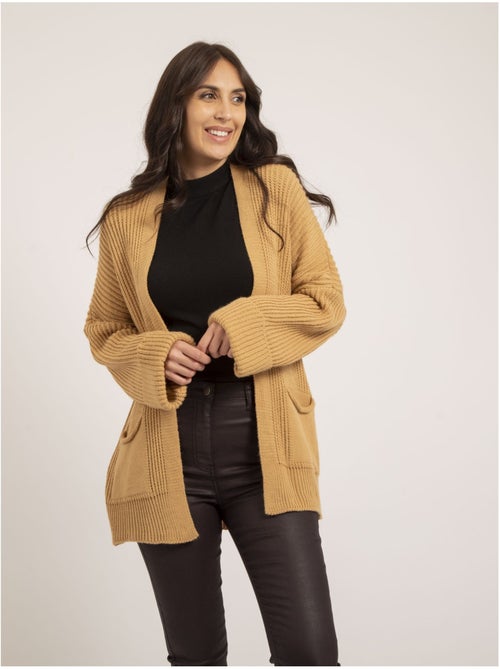 Kirsten open mid-length vest - Kiabi Kirsten open mid-length vest - Kiabi