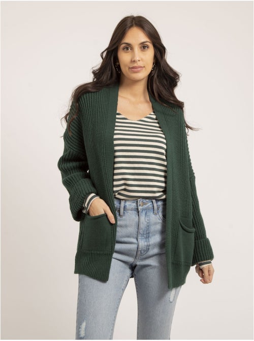 Kirsten open mid-length vest - Kiabi Kirsten open mid-length vest - Kiabi