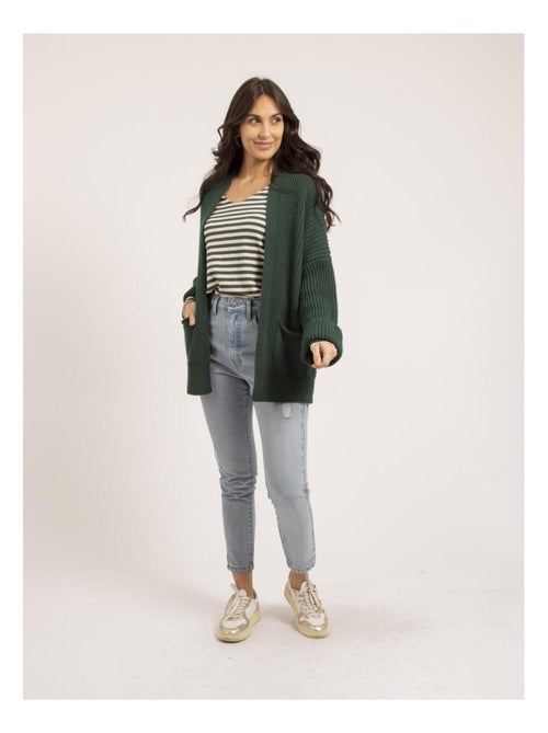 Kirsten open mid-length vest - Kiabi Kirsten open mid-length vest - Kiabi