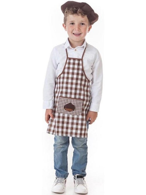 Kit de costume de vendeur de châtaignes Efrén : tablier et béret - Kiabi