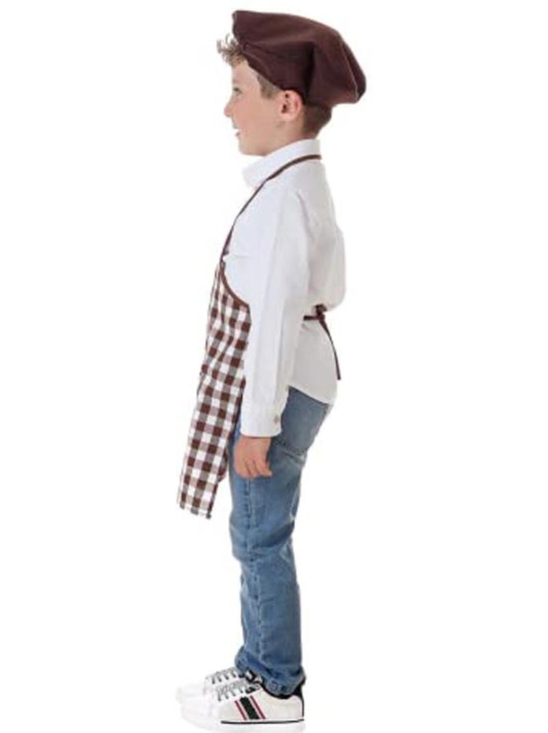 Kit de costume de vendeur de châtaignes Efrén : tablier et béret Multicolore - Kiabi