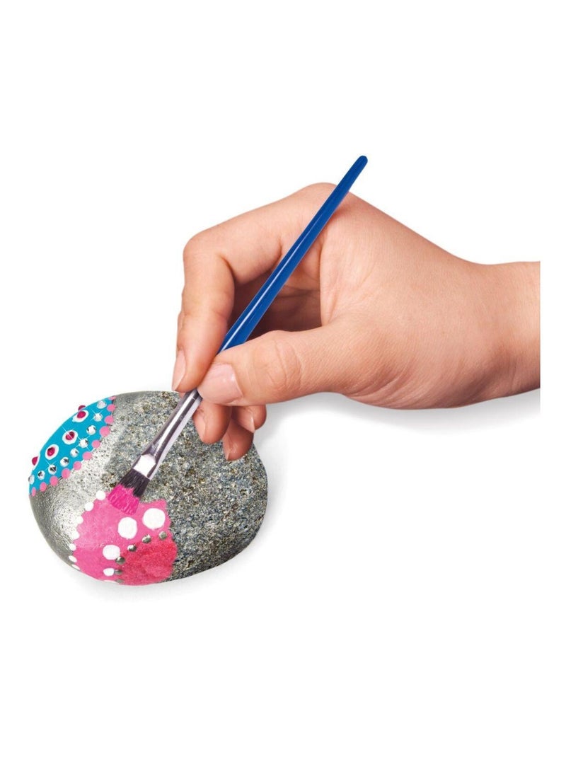 Kit de création artistique sur pierres avec effet métallique Multicolore - Kiabi