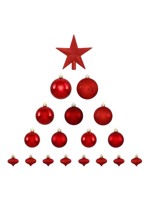 Kit de décoration pour sapin de Noël - Kiabi