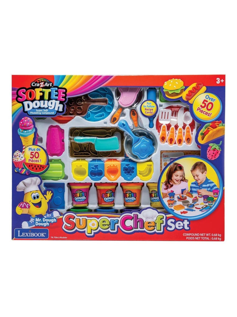 Kit de pâte à modeler et malléable super chef N/A - Kiabi