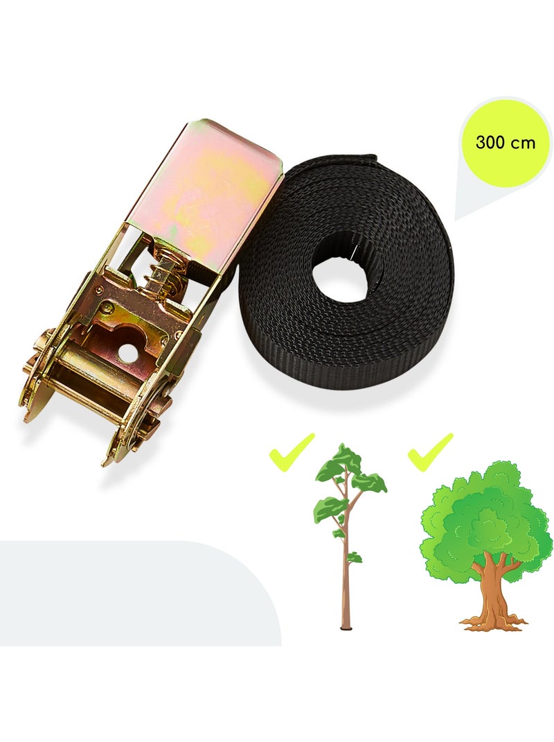 Kit d'escalade sur arbre- 12 prises 6 sangles avec cliquets - max 91 kg, course d'obstacles enfant N/A - Kiabi