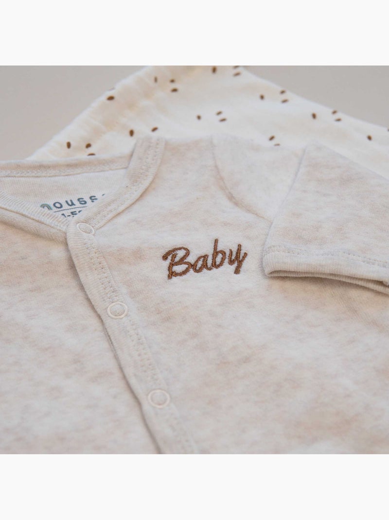 Kit naissance bébé Beige - Kiabi