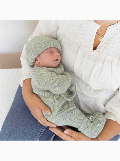 Kit naissance bébé en maille - Kiabi