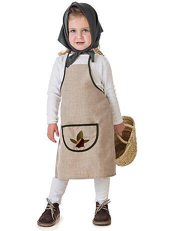 Kit ou costume de vendeur de châtaignes - Feuilles de châtaigne