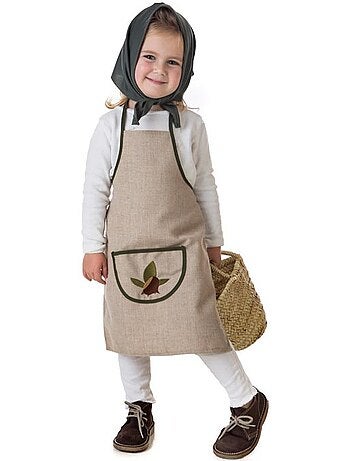 Kit ou costume de vendeur de châtaignes - Feuilles de châtaigne