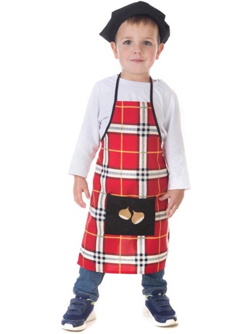 Kit ou costume de vendeur de châtaignes (à carreaux) - Kiabi
