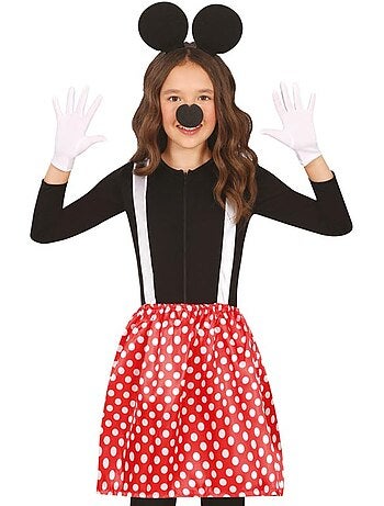 Kit Petite Souris : Bandeau, nez et jupe à bretelles