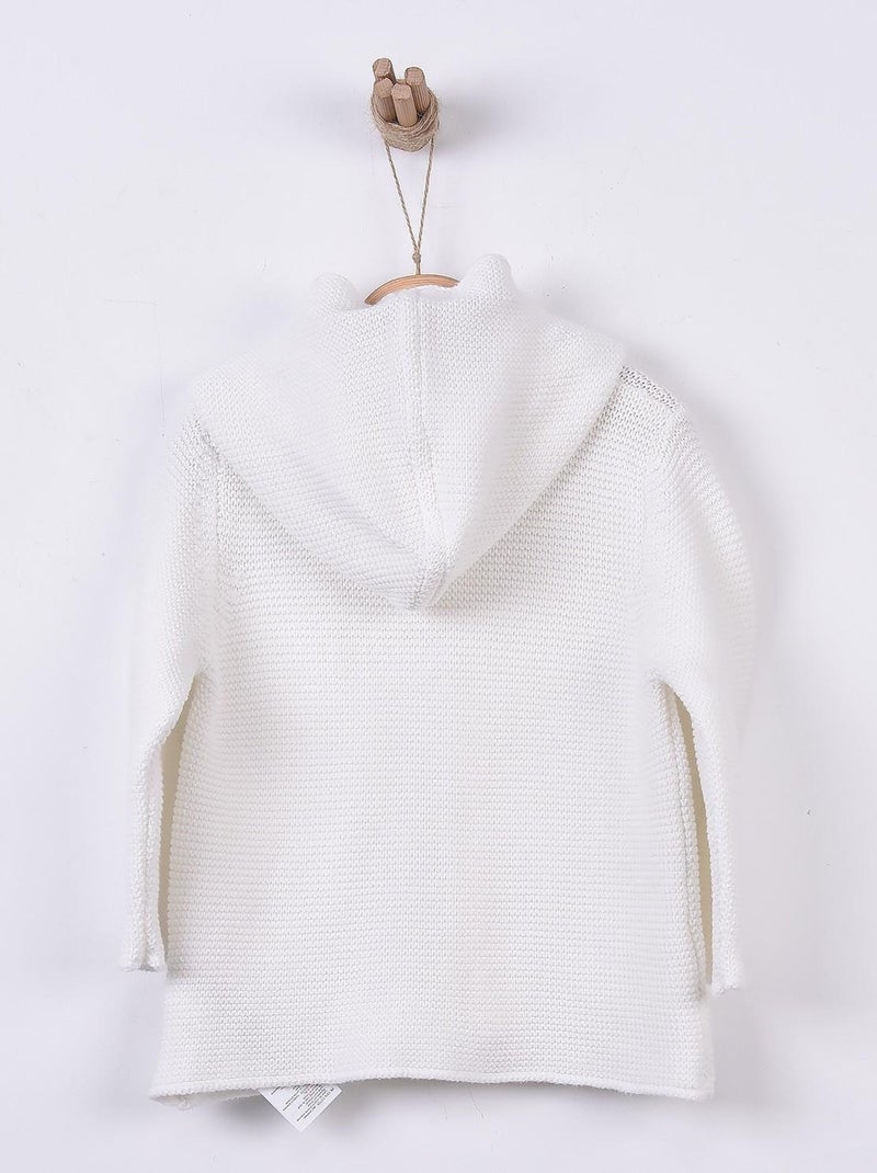 Kitikate | cardigan bébé en tricot Ecru - Kiabi