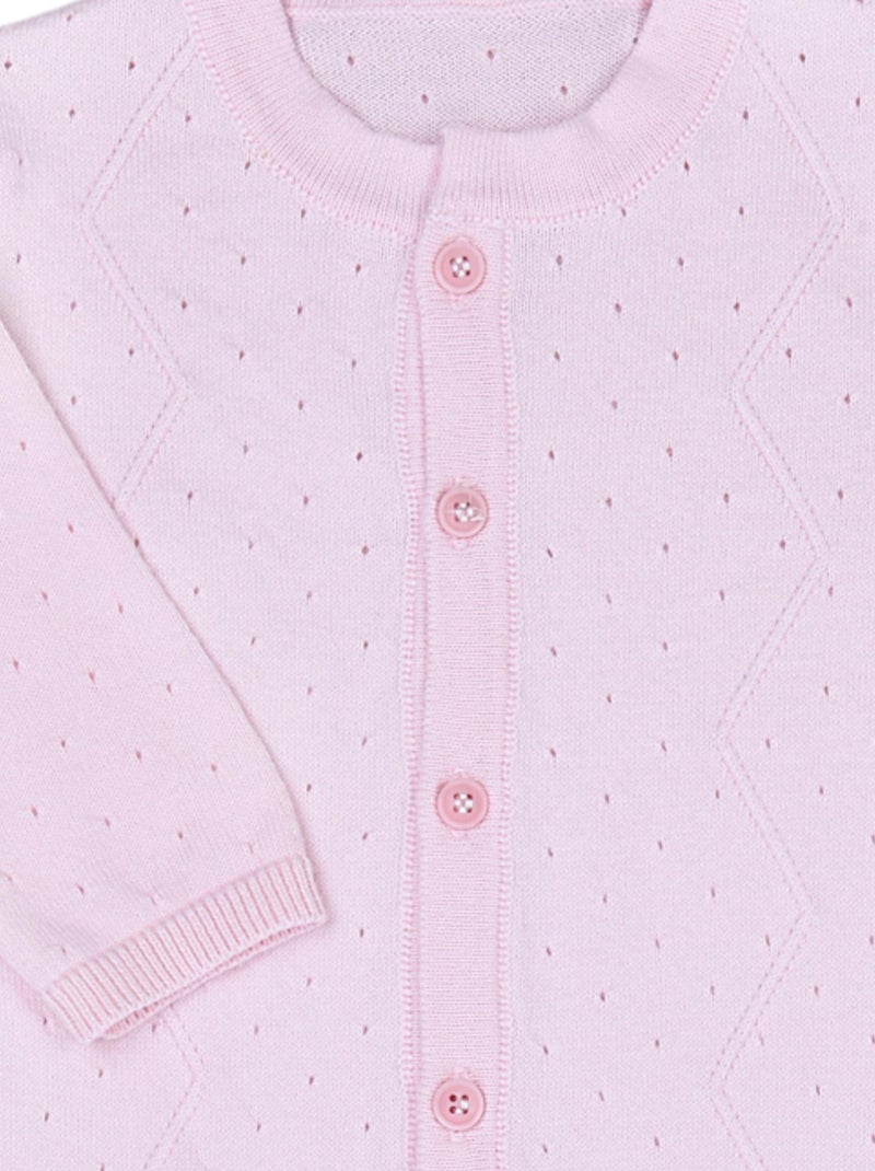 Kitikate | combinaison bébé en tricot Rose - Kiabi