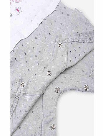 Kitikate | combishort bébé en coton jacquard biologique doris
