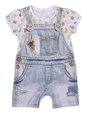 Kitikate | combishort bébé fille pinea