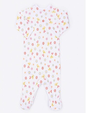 Kitikate | dors-bien bébé en coton jacquard biologique iris