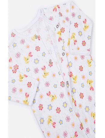 Kitikate | dors-bien bébé en coton jacquard biologique iris