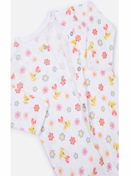 Kitikate | dors-bien bébé en coton jacquard biologique iris - Kiabi