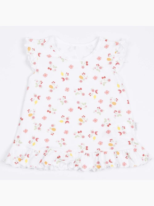 Kitikate | ensemble t-shirt et short bébé cerise - Kiabi Kitikate | ensemble t-shirt et short bébé cerise - Kiabi