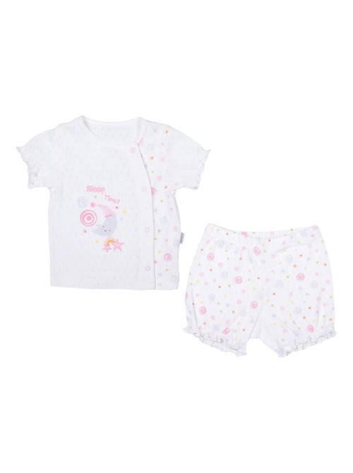 Kitikate | ensemble t-shirt et short bébé dreams - Kiabi Kitikate | ensemble t-shirt et short bébé dreams - Kiabi