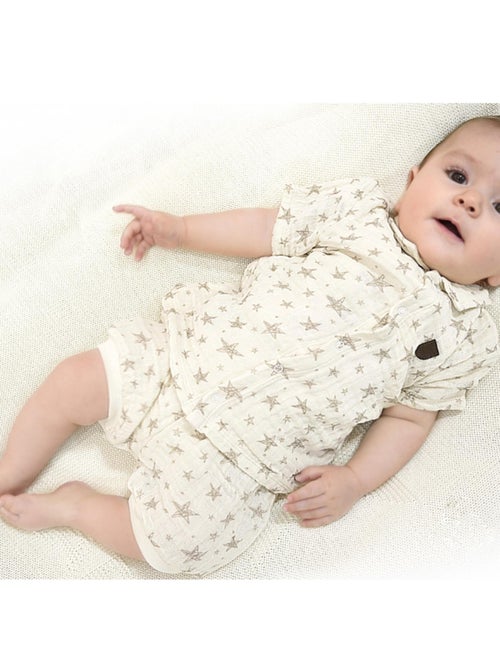 Kitikate | ensemble t-shirt et short bébé sacha - Kiabi Kitikate | ensemble t-shirt et short bébé sacha - Kiabi