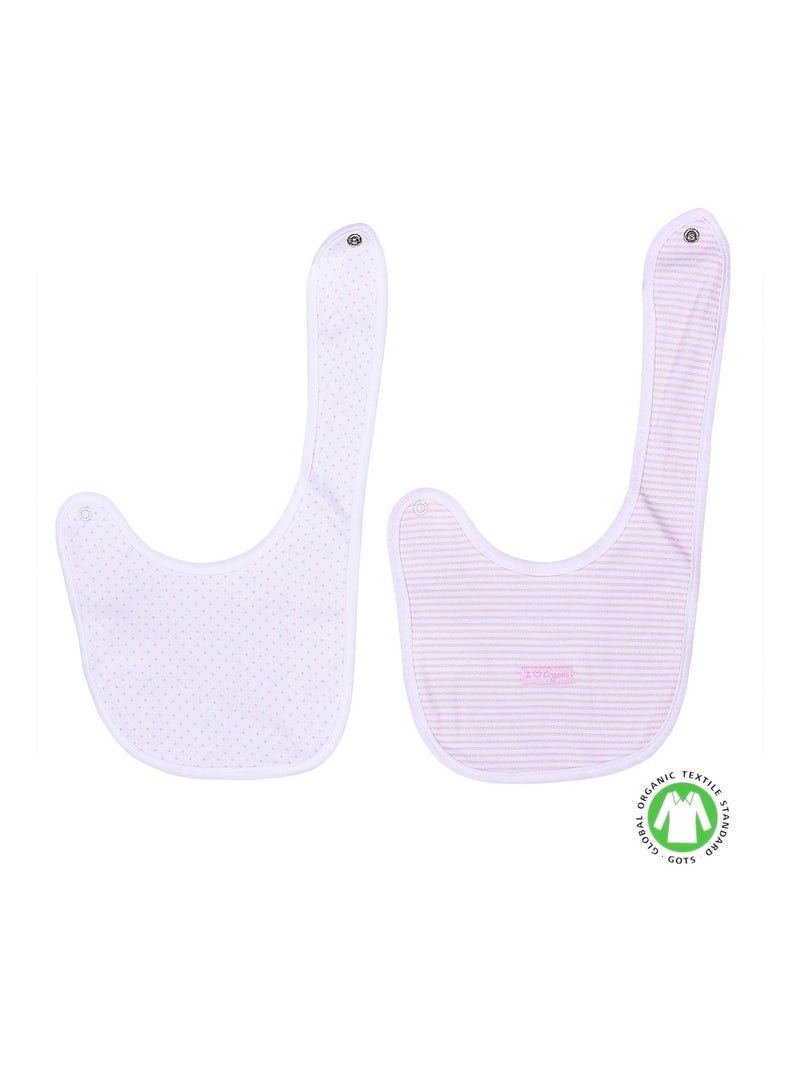 Kitikate | lot de 2 bavoirs  dreams Rose - Kiabi