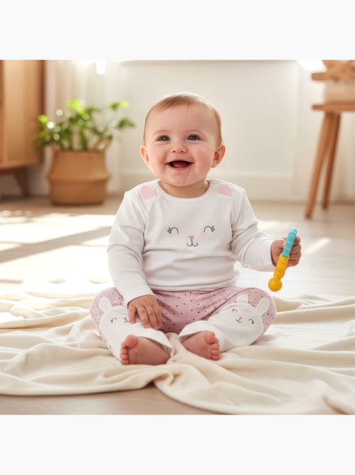 Kitikate | pyjama bébé 2 pièces lapin - Kiabi Kitikate | pyjama bébé 2 pièces lapin - Kiabi