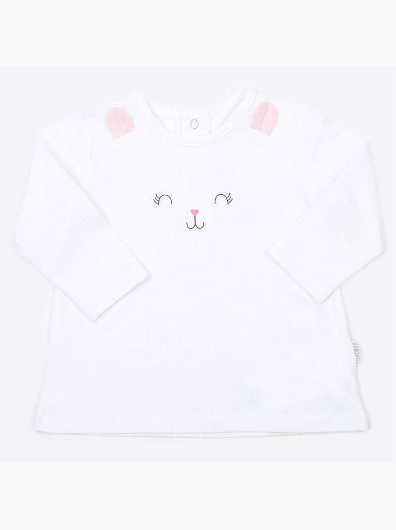 Kitikate | pyjama bébé 2 pièces  lapin Rose - Kiabi