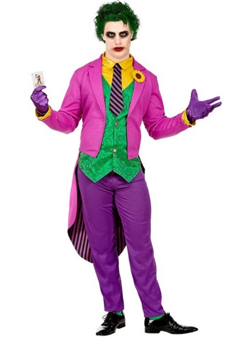 Klassiek kostuum van een lachende clown - Kiabi