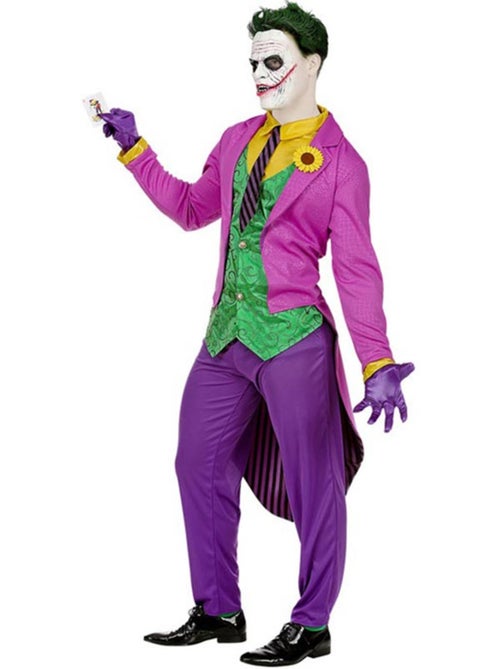Klassiek kostuum van een lachende clown - Kiabi