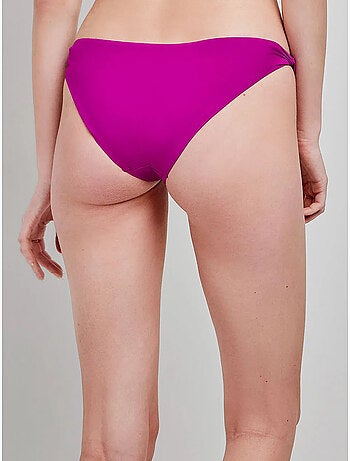 Klassieke bikini slip met knoopdetails