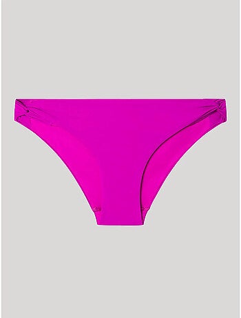 Klassieke bikini slip met knoopdetails