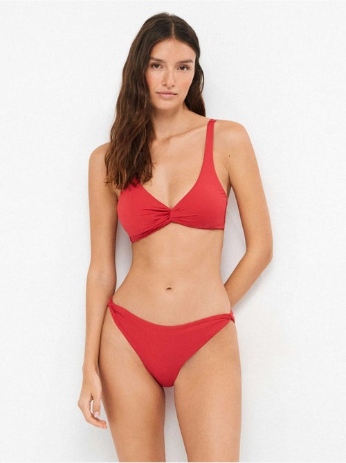 Klassieke bikini slip met knoopdetails - Kiabi Klassieke bikini slip met knoopdetails - Kiabi