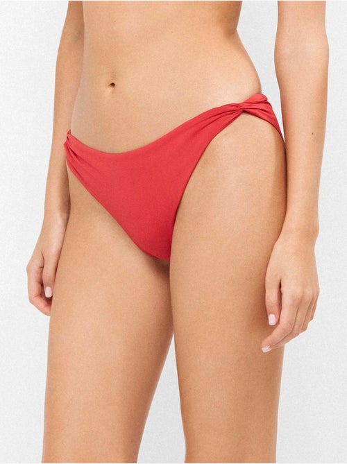 Klassieke bikini slip met knoopdetails - Kiabi Klassieke bikini slip met knoopdetails - Kiabi