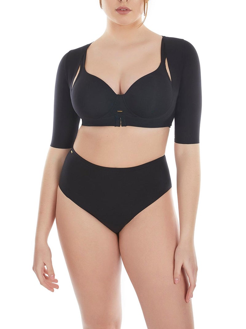 Klassieke hoge taille slip curves Zwart - Kiabi