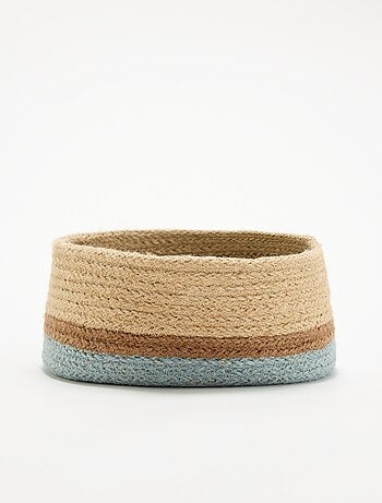 Klein opbergmandje van jute