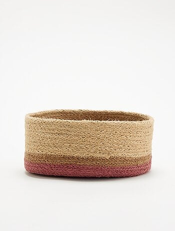 Klein opbergmandje van jute