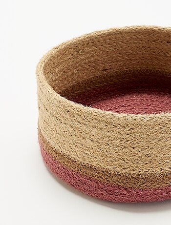 Klein opbergmandje van jute