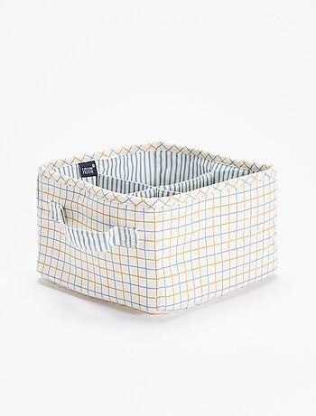 Klein opbergmandje van textiel