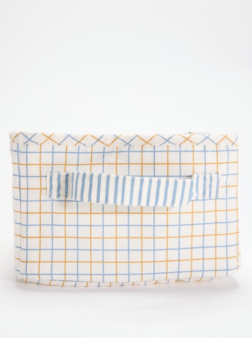 Klein opbergmandje van textiel - Kiabi Klein opbergmandje van textiel - Kiabi