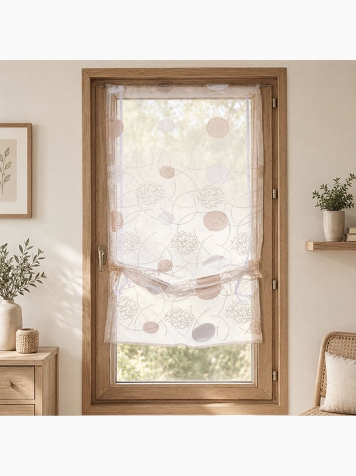 Kleine jacquard-organza-gordijnstof om op te hangen - Kiabi Kleine jacquard-organza-gordijnstof om op te hangen - Kiabi