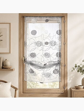 Kleine jacquard-organza-gordijnstof om op te hangen