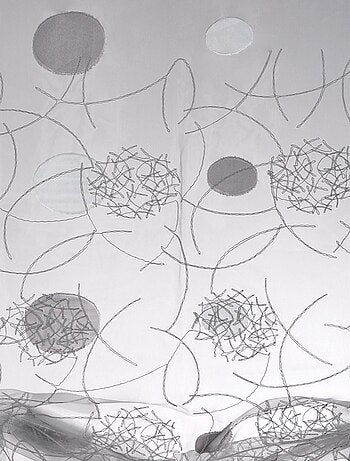Kleine jacquard-organza-gordijnstof om op te hangen