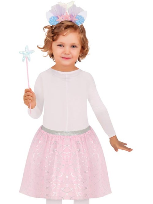 Kleine Zeemeermin Set: Hoofdband, Toverstaf en Tutu - Kiabi