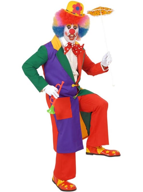 Kleurrijk clownskostuum - Kiabi