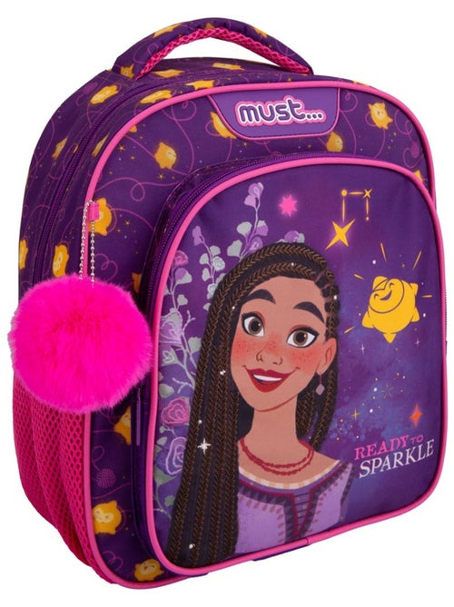 Kleuterrugzak Disney Asha van polyester motief personages 31 x 27 x 10 cm - Kiabi Kleuterrugzak Disney Asha van polyester motief personages 31 x 27 x 10 cm - Kiabi